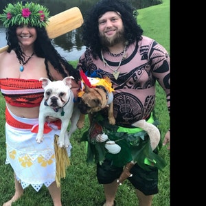 Maui Costume Maui Outfit Infant Maui Costume Moana Costume Etsy