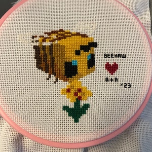 Stitched Cat — Free Minecraft Bee Cross Stitch Pattern Google