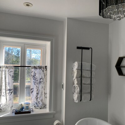 Bathroom Towel Storage, Wall Storage, Bathroom Decor, Towel Storage ...