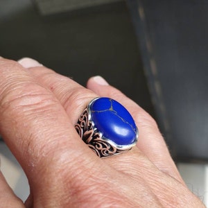 Solid 925 Sterling Silver Archer Thumb Ring - Ottoman Turkish Style Men's Ring, No Stone - View #3