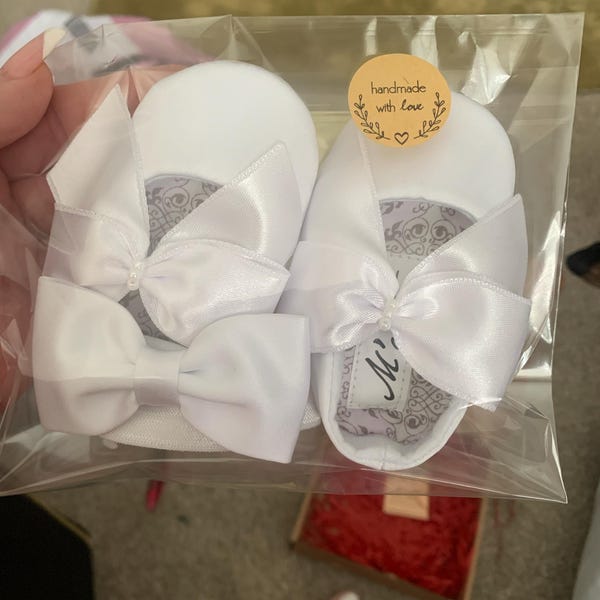 WHITE Baby Ballet Shoes, IVORY Baby Ballerina Shoes, Ivory White Baby ...