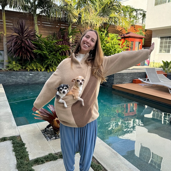 Colorful Ombre Puppy Printed Pajama Pants Dog And Owner Matching Outfits