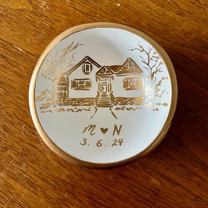 I Promise To Love And Laugh With You - Personalized Custom Jewelry Dish - Gift For Girlfriend