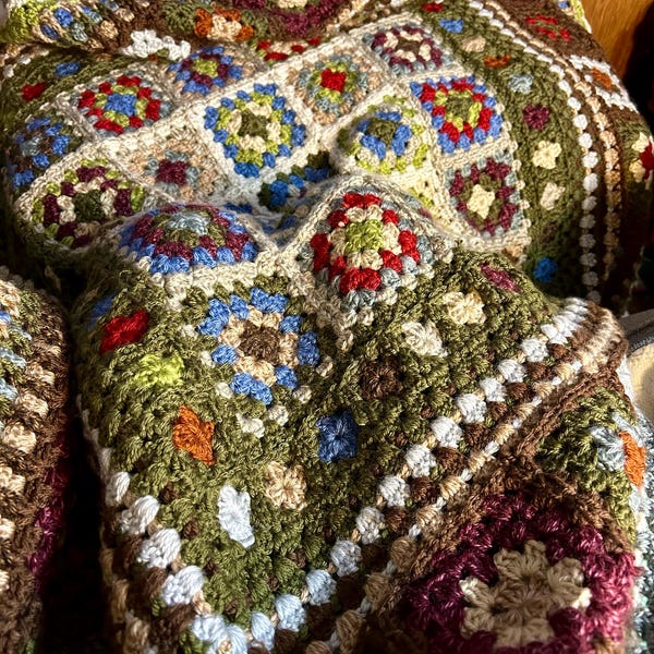 Moody Blues Crochet Topper