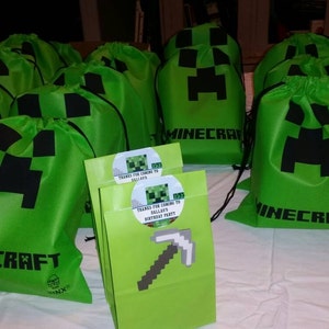Minecraft Inspired Goodie Bags | Etsy