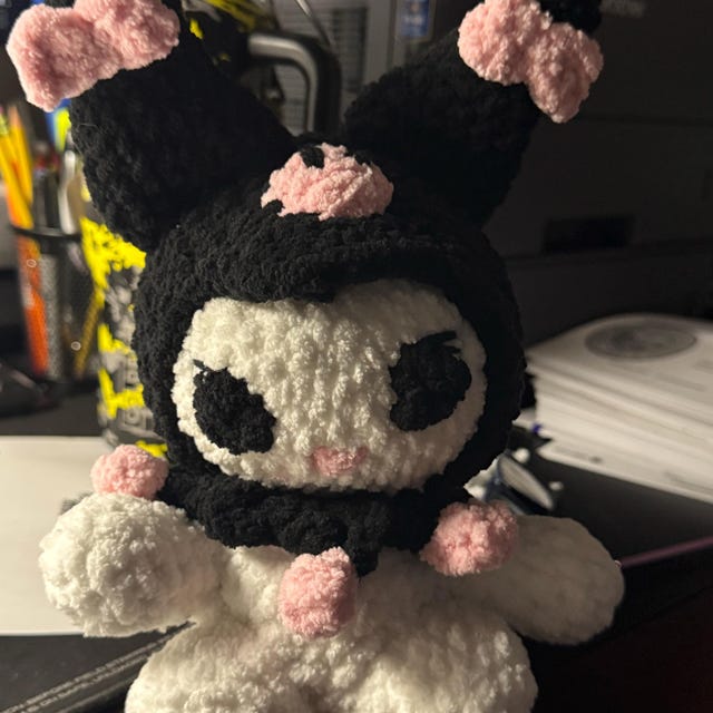 AMIGURUMI PATTERN, Punk Emo Bunny, Alternative Cat Amigurumi