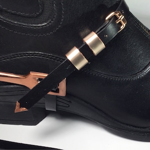 10mm Flat Leather - Black - L10F-1 - Choose Your Length - Etsy