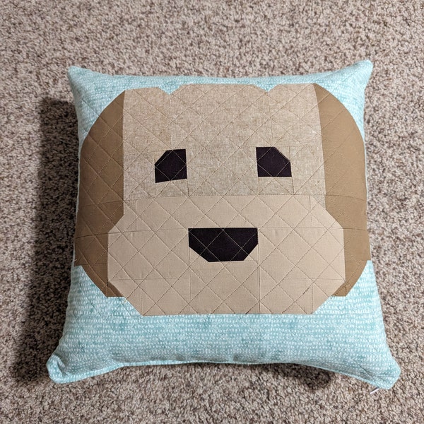 Cavapoo Dog Puppy Quilt Block PDF Pattern -includes Instructions for 6 ...