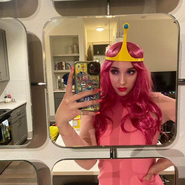 Princess Bubblegum Adventure Time Inspired Costume Crown Fan Art - Etsy