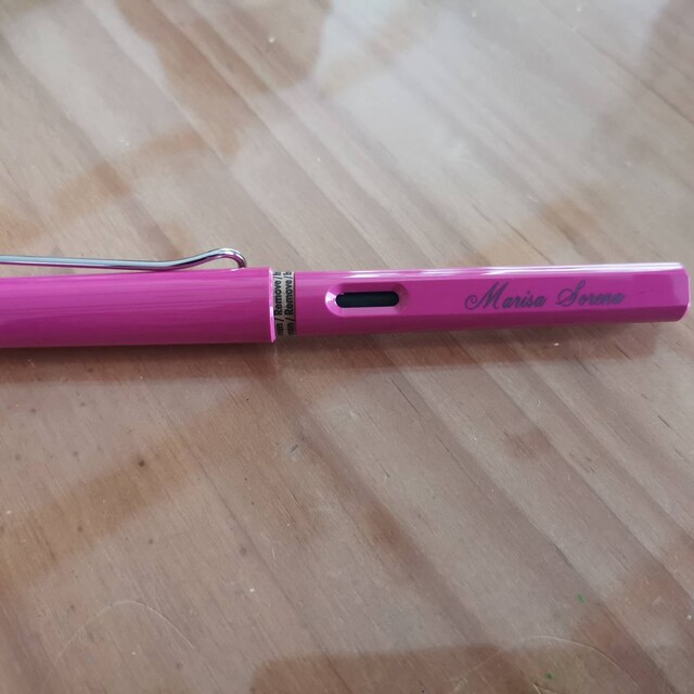 LAMY Fountain Pen Pink With Engraving