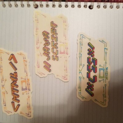 HTML CSS Javascript Transparent Stickers Coding Stickers Laptop ...