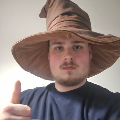 Custom Brown Wizard Hat Etsy