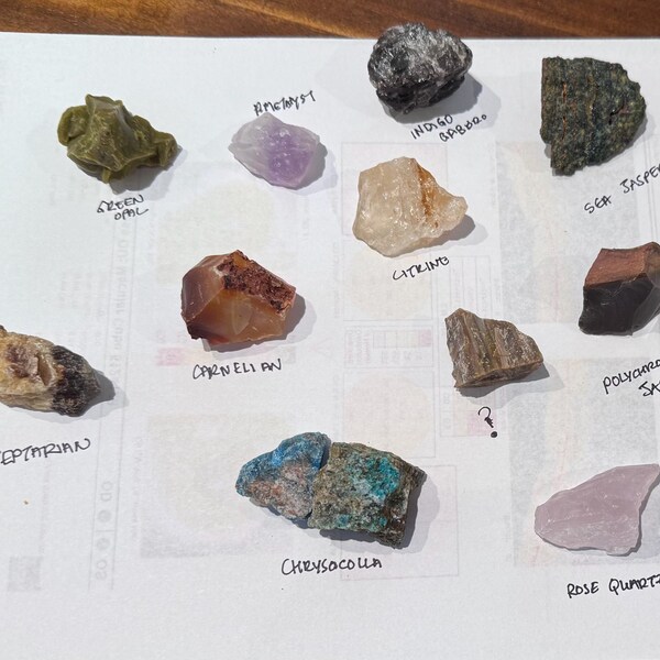Brazil Mix | Large Rough Rocks for Tumbling | Size: 2