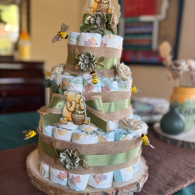 Shower Diaper Classic Winnie The Pooh Diaper Cake Classic Pooh