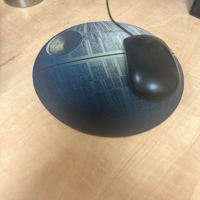 Death Star Mouse Pad - Star Wars Desk Accessory - Etsy