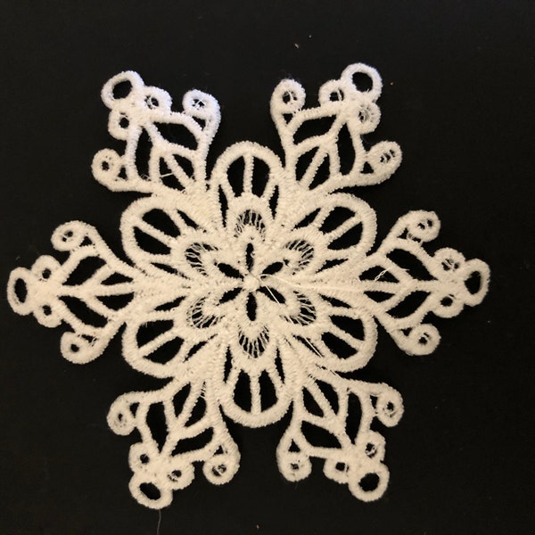 FSL Snowflakes Free Standing Lace Ornament Machine Embroidery Designs ...