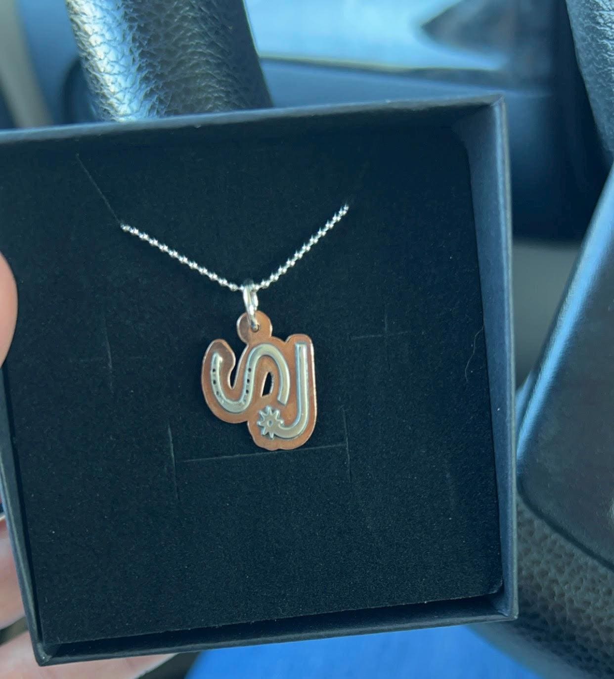 Brand Necklace Cattle brand cowgirl jewelry custom personalized necklace gift for him or her