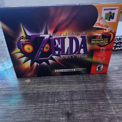 The Legend of Zelda Majora's Mask NTSC Nintendo 64 N64 En Reproduction ...