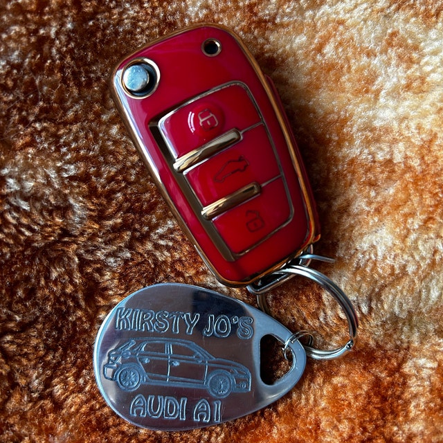 Portachiavi In Argento Per Audi A1 A3 A4 A5 A6 C5 C6 Q7 Custodia Per Chiave Auto In Tpu Pieghevole~p179058503 - Foto 7