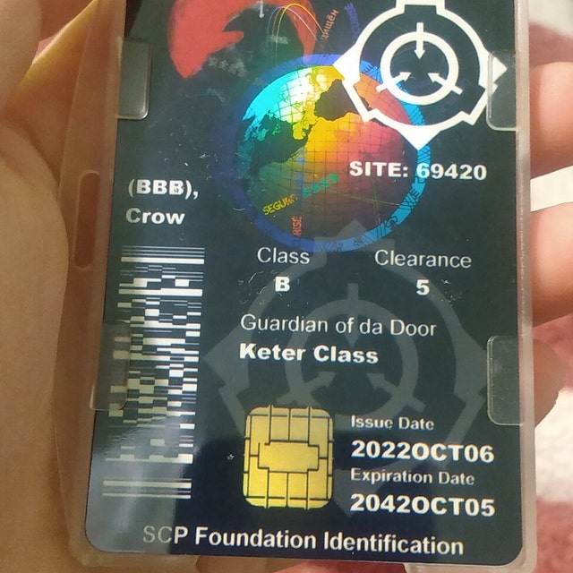 FTU. SCP ID Card template