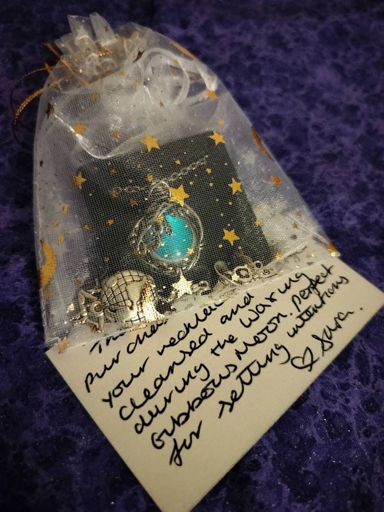 Witch’s Mirror Necklace | Hexenspiegel Protection Amulet From Dark Arts |  Wiccan Amulet | Alter Tool