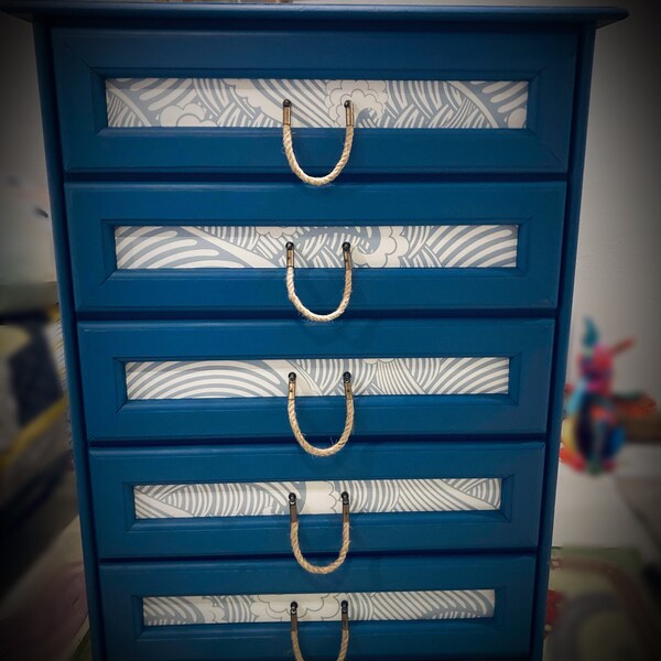 Rope Jute Metal HANDLE Drawer Pull ~ Decor Handle Nautical Western Rope ...