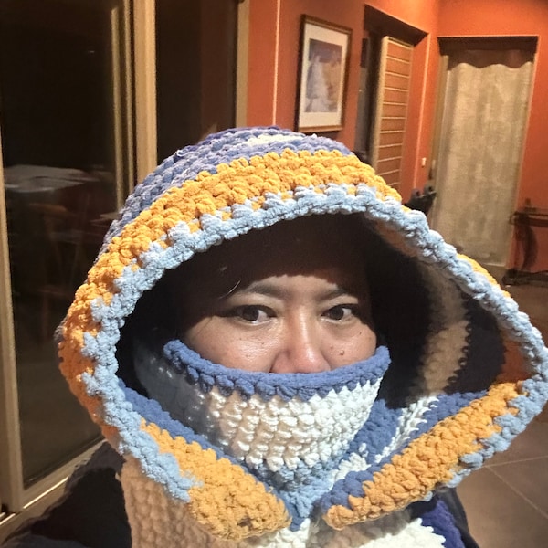 Matrixx Hood | English, French, Spanish | Digital PDF| Crochet Pattern ...