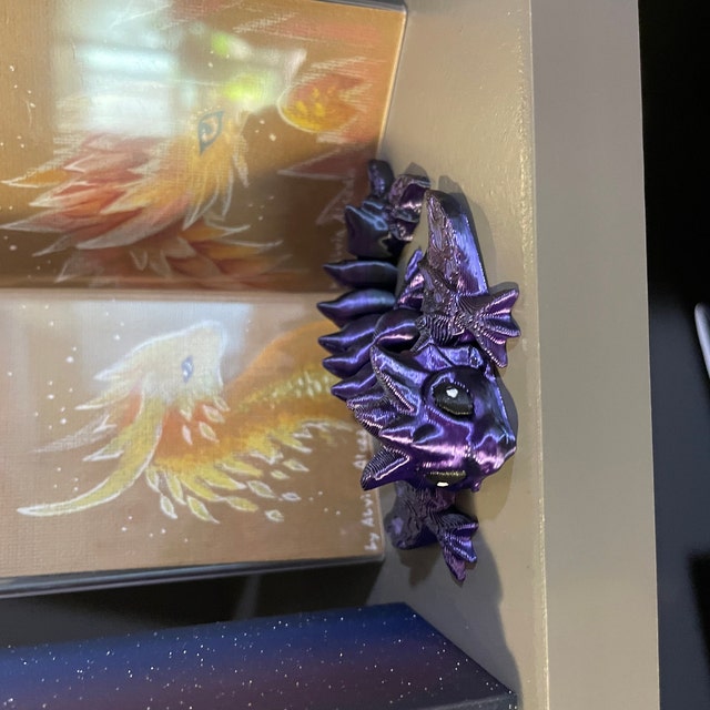 Impression 3D Mini Dragon Articulé Personnalisable, Couleur Au Choix - France