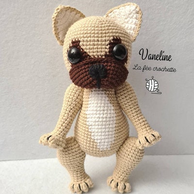 Amigurumi French Bulldog Crochet Pug Pattern, Printable Pdf, Tutorial ...