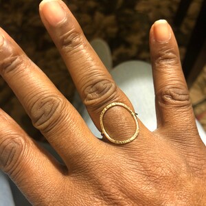 Large Circle Ring,stacking Rings,eternity Rings,silver/gold Circle ...