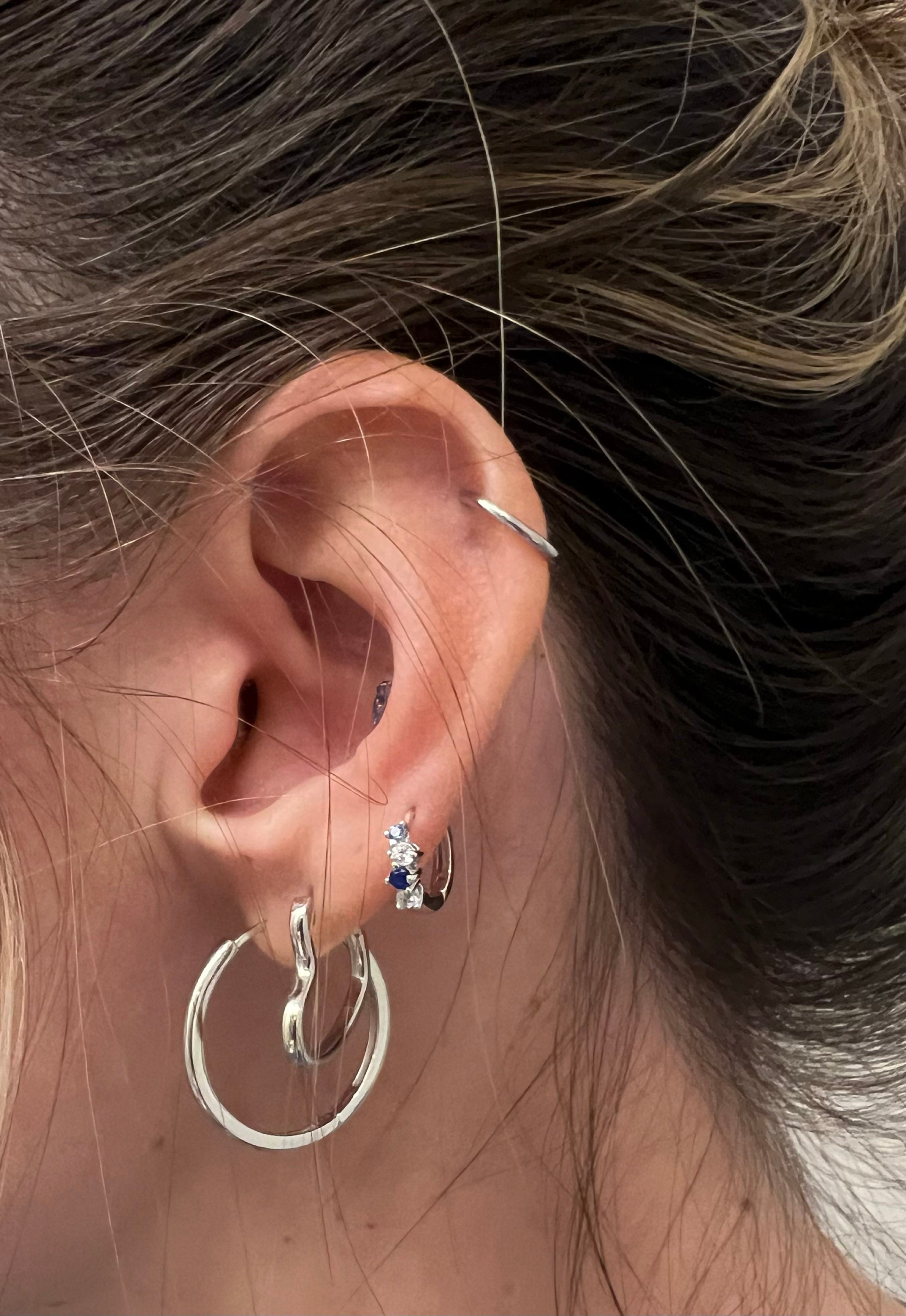 Heart Hoops by Caitlyn Minimalist • Gold Heart Hoop Earrings • Minimalist Earrings • Perfect Gift for Her • Gifts for Women • ER105
