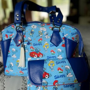 Smurf Friends, Purse, Handbag, Shoulder Bag, 80's, Cartoon