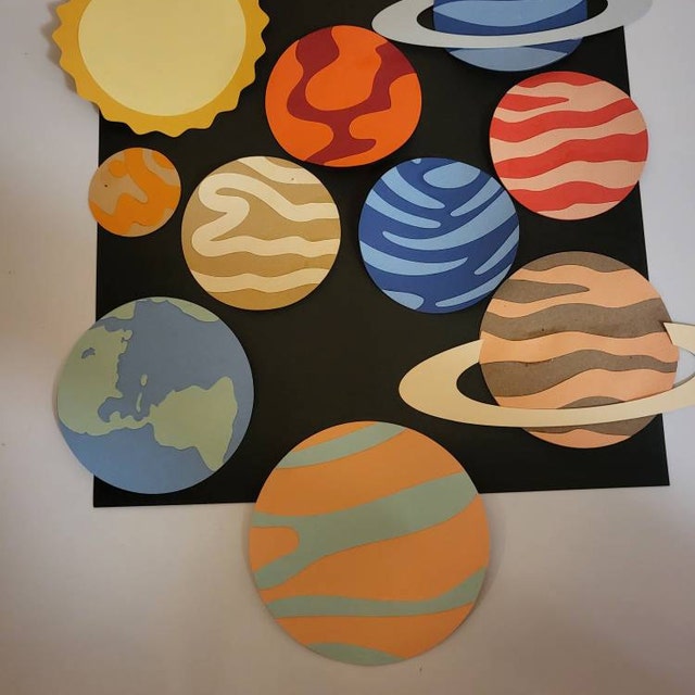 Cute Solar System for Kids Graphic by VikkiShop · Creative Fabrica