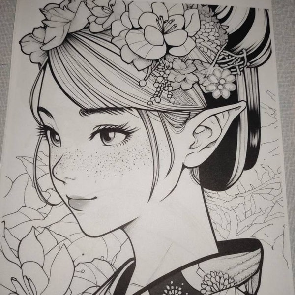 Coloring Pages Kpop Girl and Cat Fashion Coloring Pages Printable K-pop