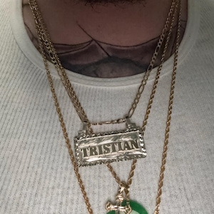 10k gold cubana bracelet