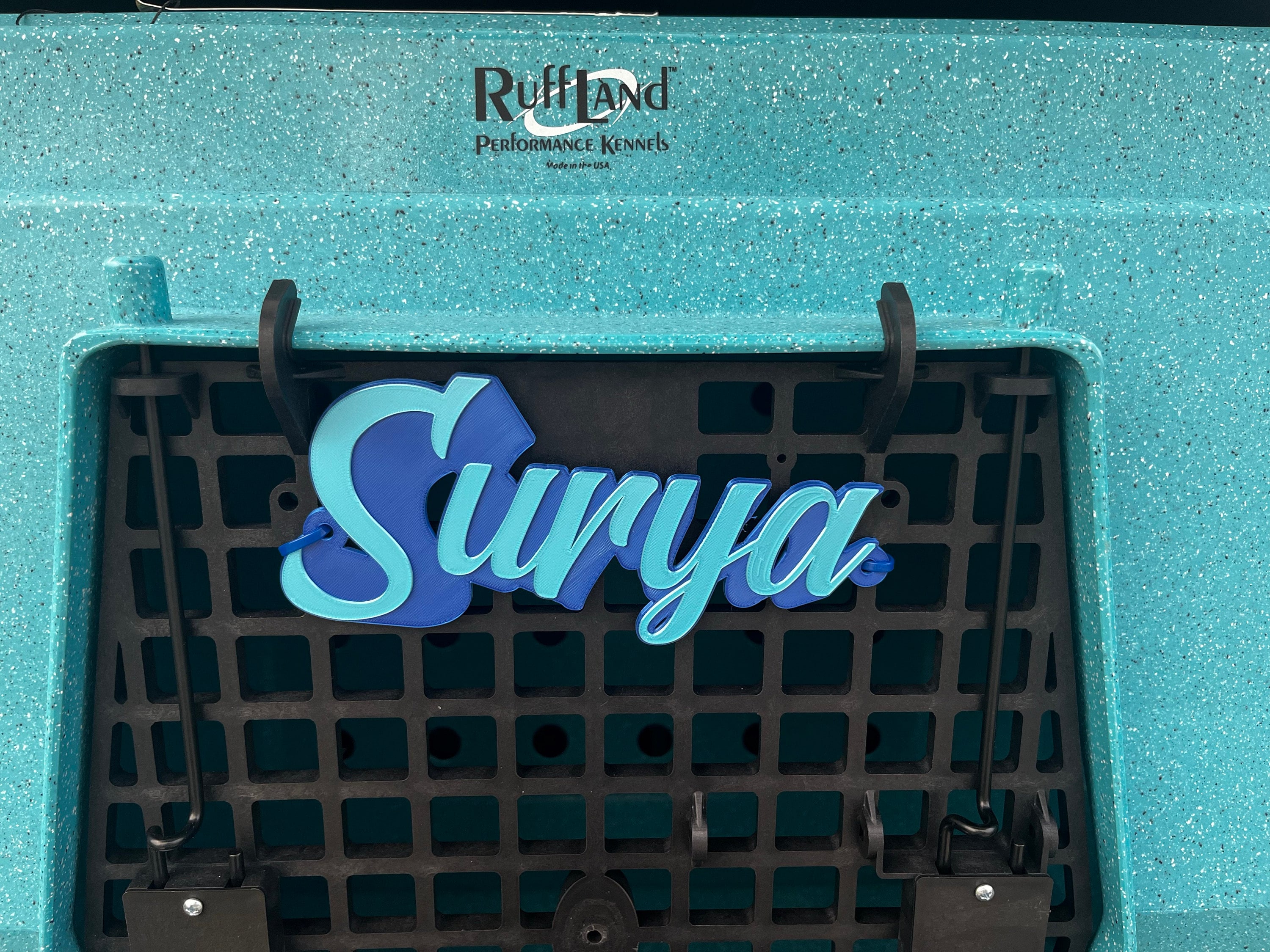 Mr. Brightside Personalized Pet Crate Tag, Dog Kennel Sign