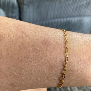 18K Gold Filled Bracelets,paperclip Chain,herringbone Chain,rope