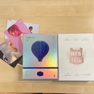 BTS 2015 Memories CD & DVD Set, Opened Kpop Album With Photocard