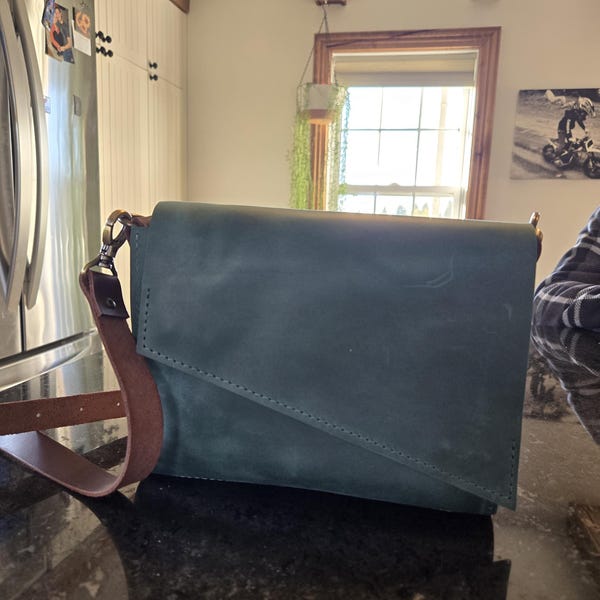 Love Bag One small crossbody bag in leather