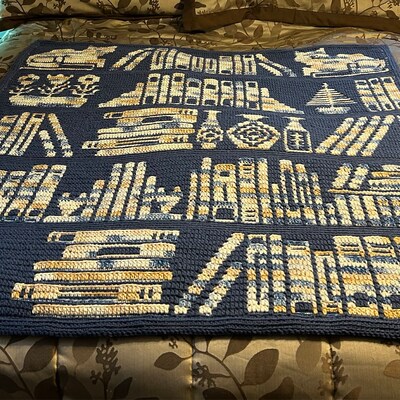 Mosaic Bookcase Extended - Etsy