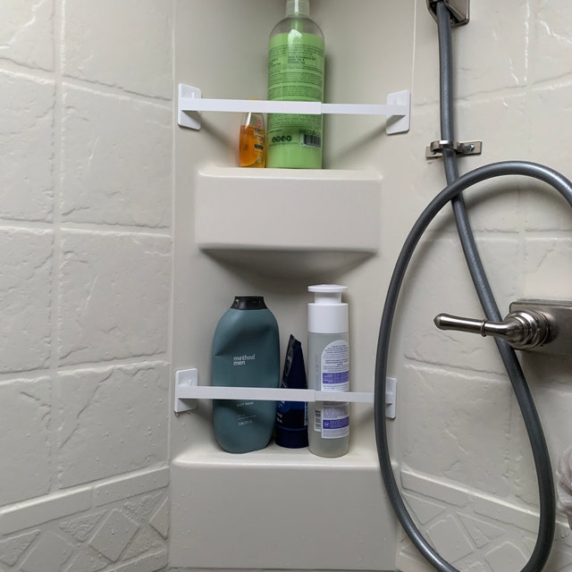 Dealsgogo RV Shower Corner Storage Bar, Shower Corner Storage