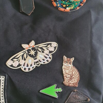Embroidered Insect Patches Butterfly Beetle Moth Scarab Cicada Maybug ...