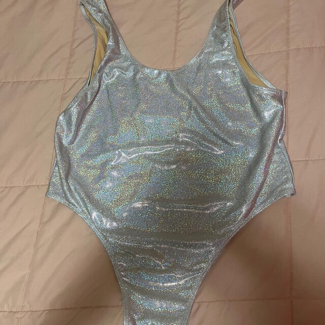 ★PISCESS★送料込み★ Holographic One-Piece Swimsuit TiaoBug Womens Shiny Metallic One Piece Bikinis Swimsuit