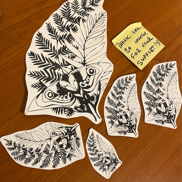 LOU Ellie Temporary Tattoo Large Size Pack Of 2 : : Beauty