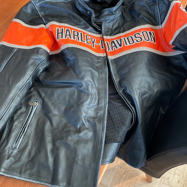 Men Harley-davidson® Victory Lane Leather Jacket, Biker Leather