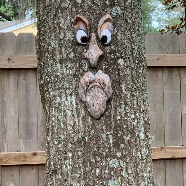 The ORIGINAL & GENUINE Mr. Grumpy Stump Tree Face Gift for Dad Fun ...