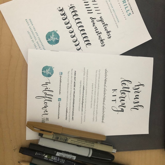 DIY Hand Lettering Kit Premium Craft Kit for Adults Art 
