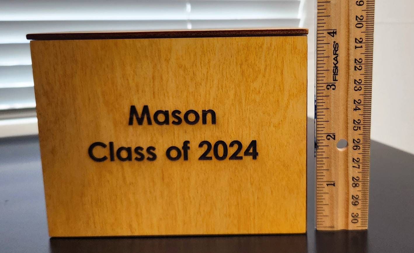 Personalized Wooden QR code Tipping Box, Custom Made Money Box, Charity Box with QR code, Wooden Donation Box, Charity Box, Wood Piggy Bank