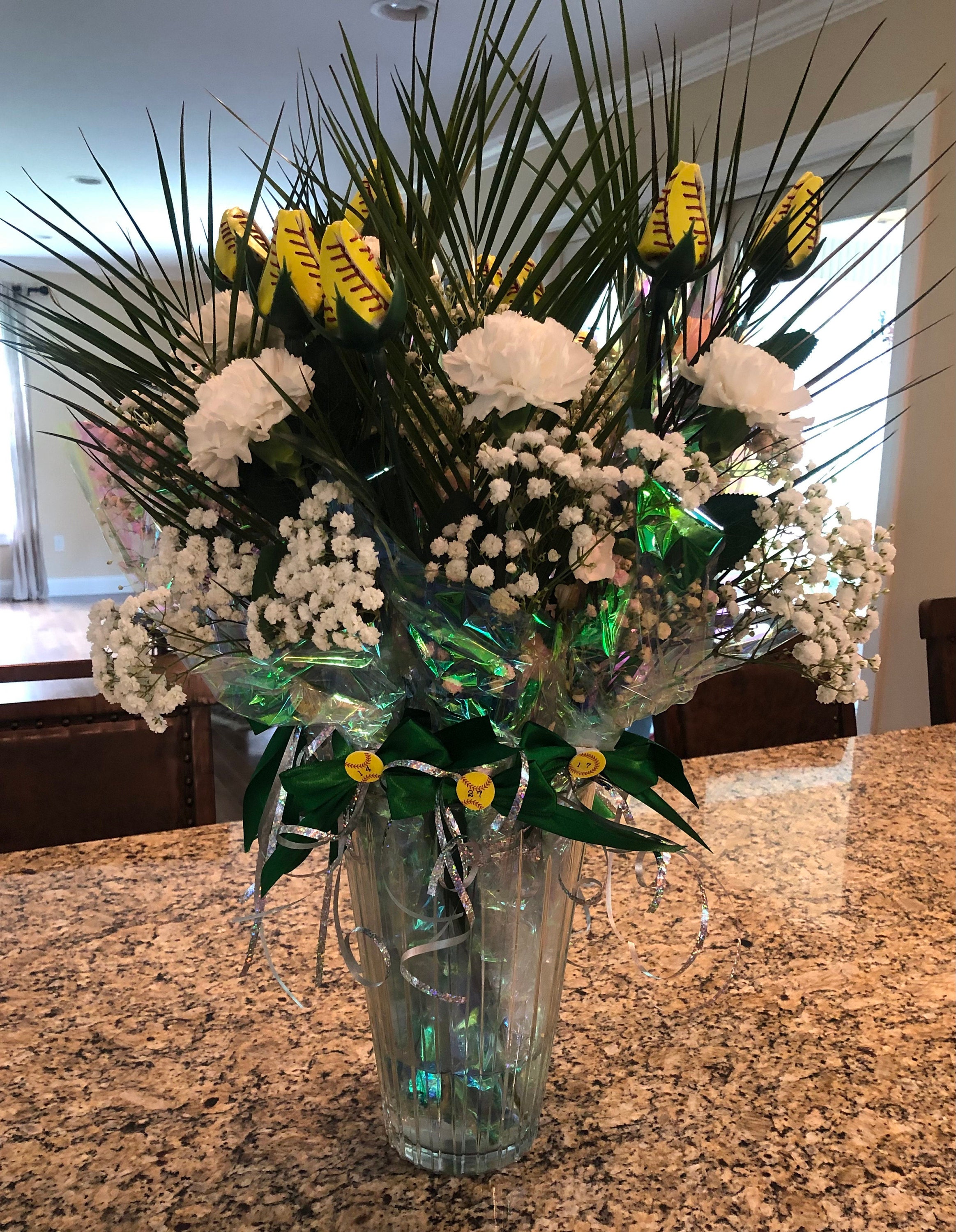 Softball Roses Select Qty Softball Gift Back to School