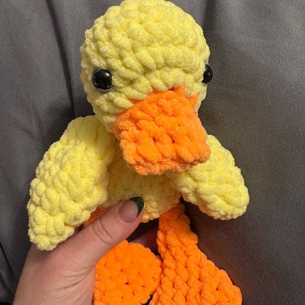 Dottie Cat25 Example.pdf Dottie the Duck No-sew Lovey Crochet Pattern English PDF - Etsy